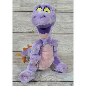 Disney Parks Plush Figment Stuffed Animal Dragon Purple Epcot Mascot 10"